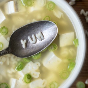 Alphabet Miso Soup #MakeItMonday