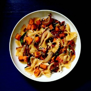 Butternut Squash Pasta with Bacon and Sage Brown Butter